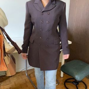 Vintage Holt Renfrew pea coat jacket